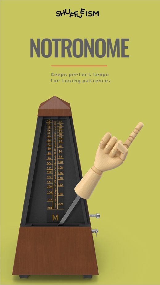 Shuffleism poster — NOTRONOME