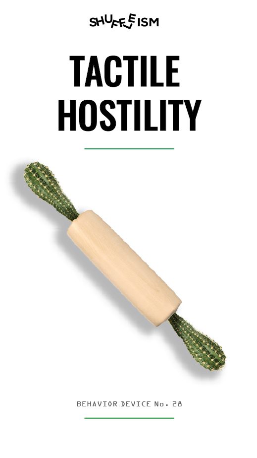 Shuffleism poster — TACTILE HOSTILITY