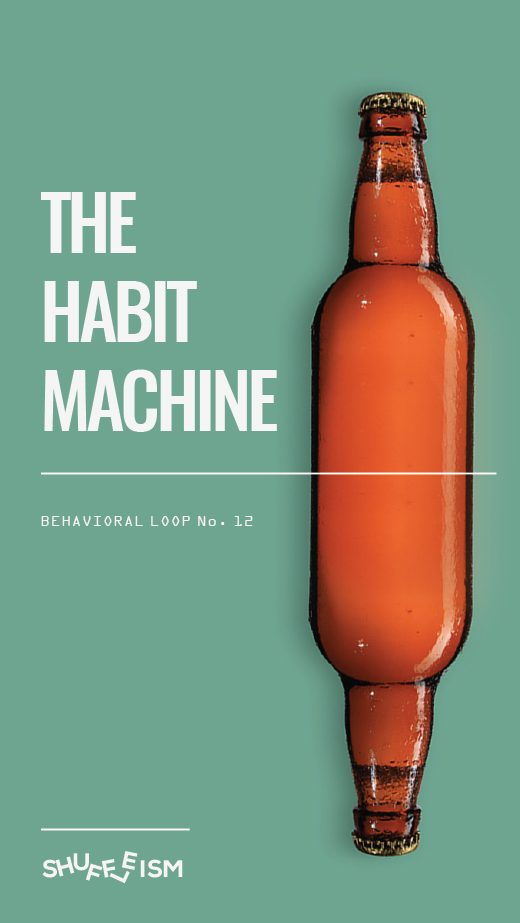 Shuffleism poster — THE HABIT MACHINE